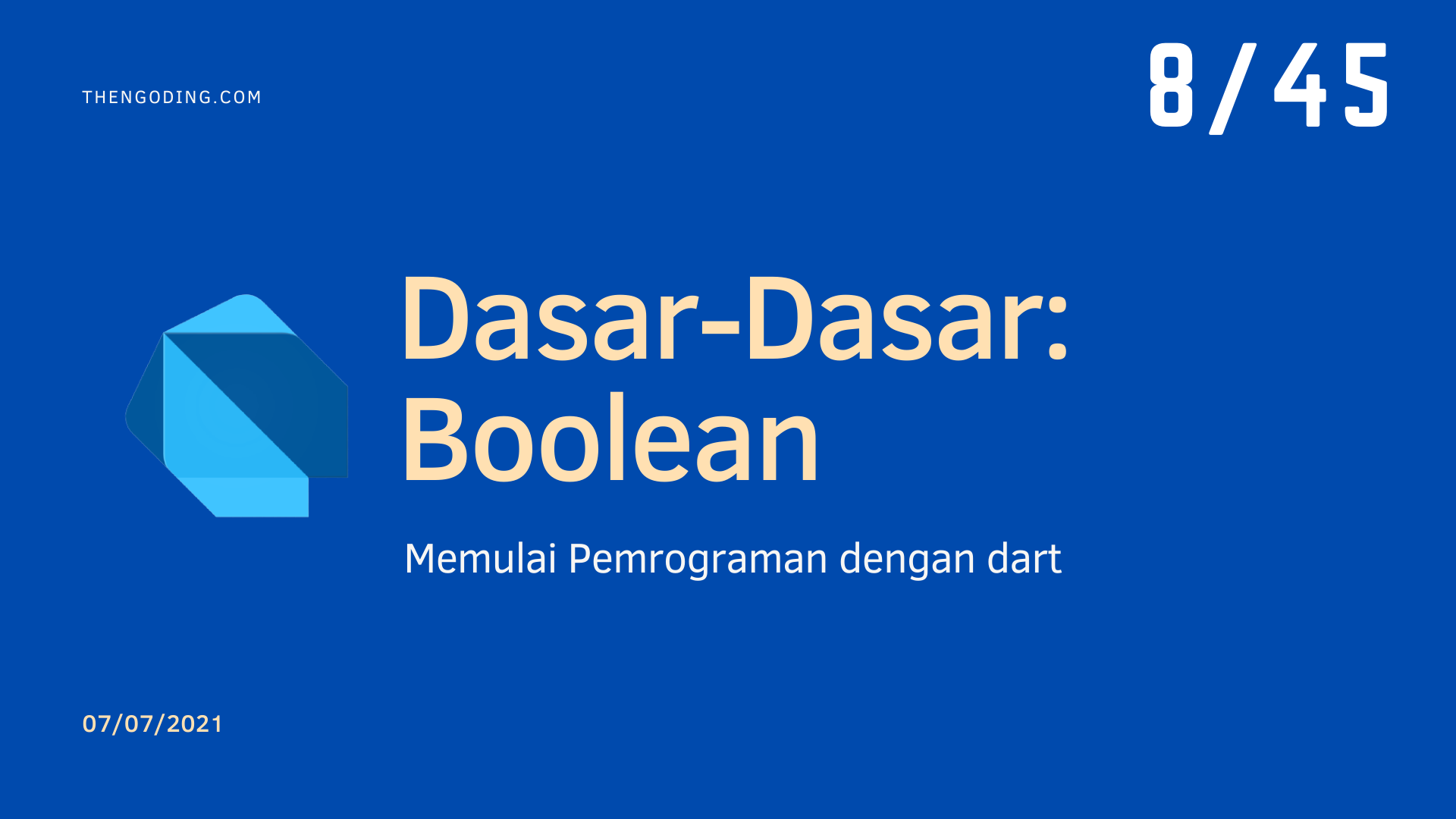 Dart Programming - Boolean
