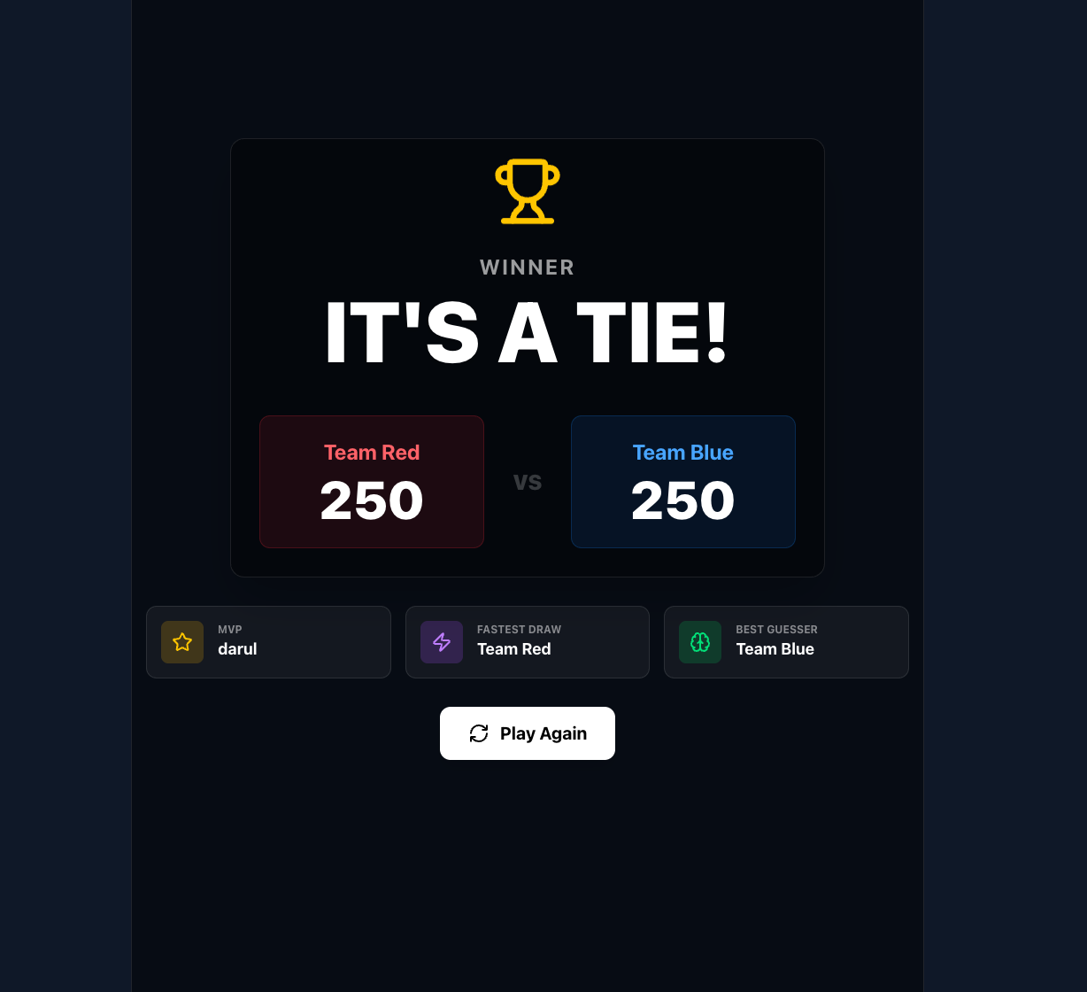 Keseruan mode PvP Draw Word Battle